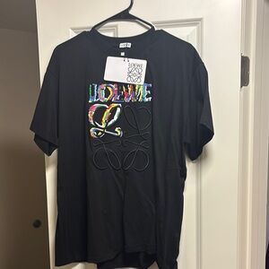 Loewe Black Graphic T-Shirt for Men